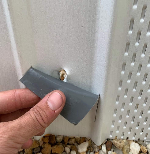 Stick N Repair Cracked Bathtub, Pool Liner, Roof, Skylight, Vinyl Skirting, Siding Repair Kit (Tan)...