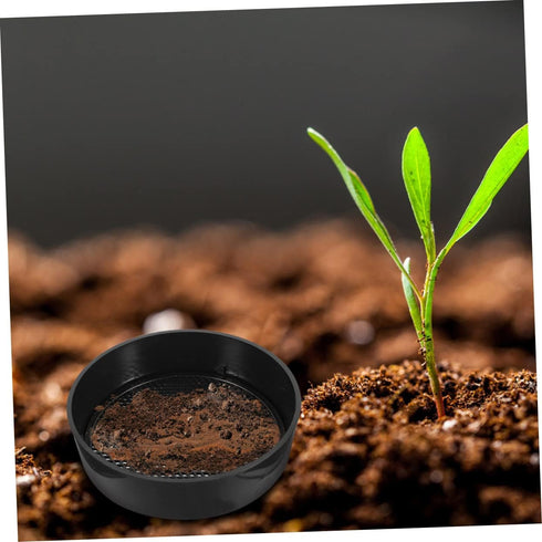2 Soil Sieve Garden Potting Mix Sieve Stackable Sifting Pan Sand Sieves Soil Sifter Dispenser Sifting Pan Garden Riddle Sieve Garderning Tool Beac...