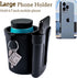 Bike Cup Holder Handlebar Cruiser with Cell Phone Holder Key Holder for Bicycle Motorcycle Scooter Boat Black...