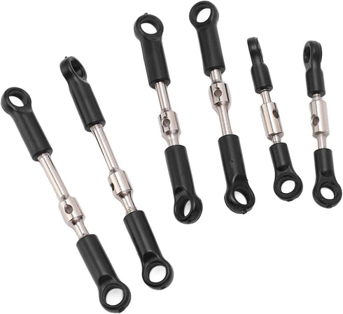 Pssopp RC Tie Rods Set RC Tie Link Servo Link Rod RC Tie Rod Bar RC Tie Link Rods Set for WLtoys 144001 144002 124018 124019 124017 124016 Remote ...