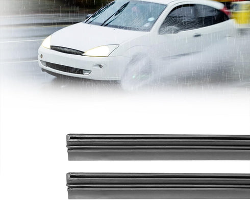 X AUTOHAUX 2pcs 500mm 20inch 8x10mm 3 Section Rubber Windshield Wiper Blade Refills for Car...