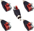 5pcs Speaker Phono RCA Male to 2 Screw Terminal Female Strip Audio Video Spring Press Type Balum Connector Adapter (RCA M/AV F)...