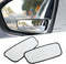 Pack-2 HD Convex Wide Angle Looking Glass, 3.74" x 1.41" Rectangular Curved Blind Spot Mirror, General Motors Parking Aid Tool, Universal for Most...