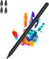 Active Stylus Pens for Touch Screens Rechargeable Tablet Pen POM Tip Magnetic iPad Pencil Stylus Pen for iPad/Pro/Air/Mini/iPhone/Samsung/Android ...
