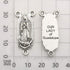100g (60pcs) Antique Silver Cross Jesus Maria Our Lady Miraculous Centerpiece Crucifix Medal Charms Pendants for Crafting, Jewelry Findings Making...