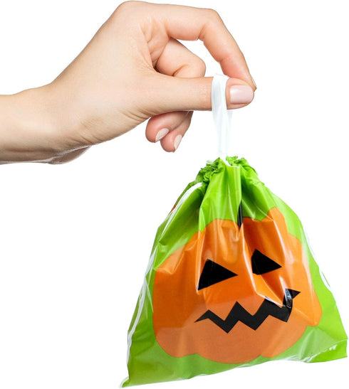 72 Pack Halloween Bags - Goodie, Candy, Treat, Goody, Party Favors & Trick or Treat Bags for Parties...