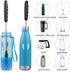 4 Pack Bottle Brush Cleaning Set,Multi-Function Long Handle Bottle Cleaner for Glasswares, Travel Coffee Mugs, Narrow Cup,Straw Cleaning Brush,Foo...