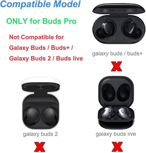 Compatible for Galaxy Buds Pro Charging Case, Charger Station Charge Dock for Samsung Galaxy Buds Pro SM-R190, Bluetooth Pairing, Wireless & Wired...