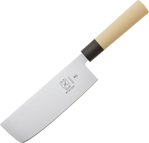 Mercer Culinary Asian Collection Nakiri Vegetable Knife with NSF Handle, 7-Inch...