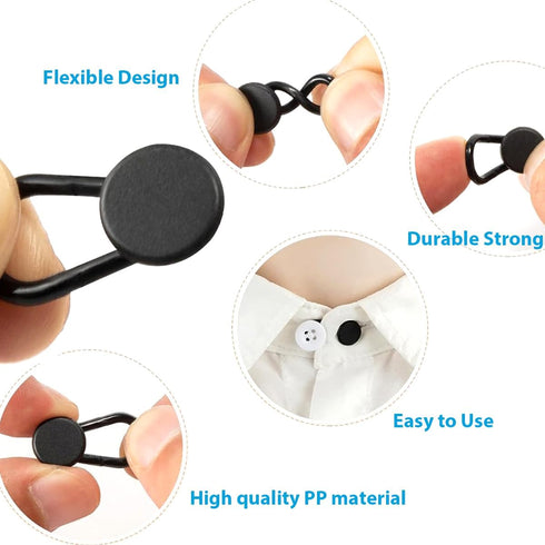 12Pcs Button Extenders for Women and Men's Pants,Skirts Etc Pants Button Extender,Extension Waist 1/1.4 Inche...