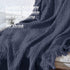 CREVENT Farmhouse Waffle Knit Throw Blanket for Couch Sofa Chair Bed Home Decoration, Soft Warm Cozy Light Weight for Spring Summer Fall (50''X60'...
