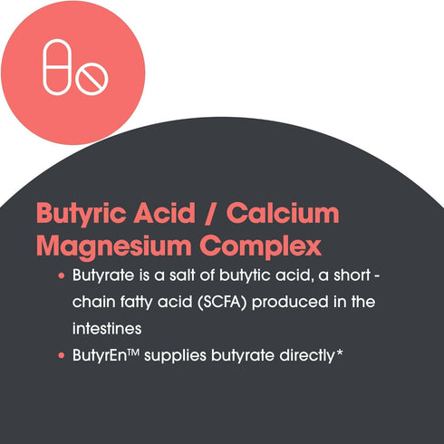 Allergy Research Group ButyrEn - Butyrate Gut Health Supplement for Women and Men, Colon and Digestive Support with Tributyrate Complex, Butyric A...