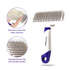 Self-Cleaning Gentle Slicker Brush, Sensitive Skin Gentle Dog Brush, for Big Dog and Large Breed, to Remove Loose Hair, Mats, Dirt - Pain Free Gro...