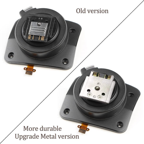 Godox V1S V860III-S Hot Shoe Replacement Mount Foot, Speedlite Flash Repair Parts for V1 & V860III Sony Flash Hot Shoe Replacement (Upgrade Metal ...
