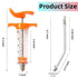 1 Pcs Goats Feed Water Distributor, Reusable, Drench Nozzle, Adjustable Dosage, for Goats, Sheep, Horse, Pig, Dog, Cattle, Cat Supplies (Orange 10...
