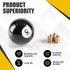 1 PC Car Gear Stick Handle, 2.16" Personalized Billiard Ball 8-Shaped Manual Shift Handle, General Automobile Modification Accessory, for Most Man...