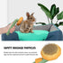 Cat Brush with Release Button, Cute Pumpkin Shape Groom and Clean Dog Comb with Release Button, Self Cleaning Doodle Brush for Cats Dogs Puppy Rab...