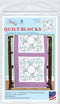 Jack Dempsey Needle Art Swirls 18" Quilt Blocks......
