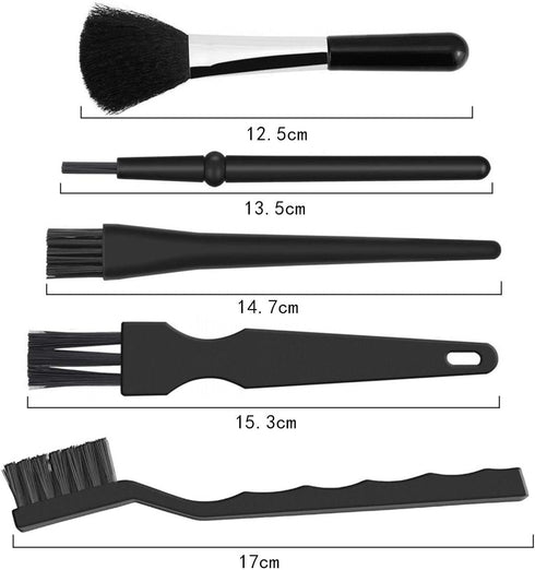 9 in 1 Anti Static Brushes Small Cleaning Kit Multi-Purpose Nylon Brush for Keyboard, PC Motherboards, Camera, Phone, Laptop, MacBook, Computer......