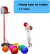 ABAJI Mini Basketballs Pink 2 Pack 5" Set with Pump Needle Durable Material for Mini Hoop 3+ Years Toddlers Kids Teenagers for Pool Indoors Outdoo...