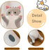 Lonng Gray Cat Plush Pillow Toy Sleeping Pillow Cute Cartoon Cat Stuffed Animals Soft Long Body Pillow Gift for Kids(19.68in)...