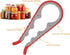 Jar Opener, 5 in 1 Multi Function Can Opener Bottle Opener Kit with Silicone Handle Easy to Use for Children, Elderly and Arthritis Sufferers (App...