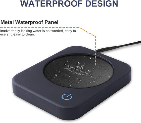 AnbanglinCoffee Mug Warmer, Smart Cup Warmer for Desk, 3 Temperature Control & Auto Shut Off, Electric Cup Warmer for Heating Candle,Milk,Tea,Beve...