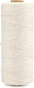 G2PLUS White String,1MM White Cotton String,656Feet Cooking Twine String,Bakers Twine for Cooking,Food Safe Cotton Kitchen String Butchers Twine f...
