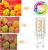 G9 LED Bulb Dimmable 4W, 40 Watt T4 G9 Halogen Equivalent, 3000K Soft Warm White, 120V Flicker Free, LED Bulbs Bi Pin Base Chandelier Lighting 450...