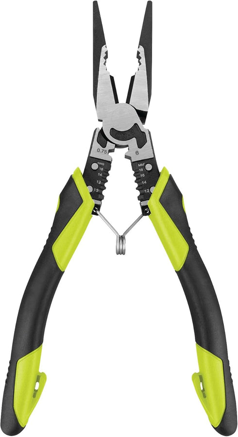 Performance Tool W86507 8-1/2" Multifunction Long Nose Pliers...