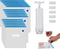 Sous Vide Bags Set of 21 Pieces (Includes 5 Large/5 Medium/5 Small Vacuum Seal Bags, 1 Hand Pump and 5 Sealing Clips) for Sous Vide Cooking, Micro...