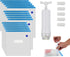 Sous Vide Bags Set of 21 Pieces (Includes 5 Large/5 Medium/5 Small Vacuum Seal Bags, 1 Hand Pump and 5 Sealing Clips) for Sous Vide Cooking, Micro...