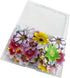 Set of 48 Edible Mini Flower Cupcake Toppers Wedding Cake Birthday Party Food Decoration Mixed Size & Colour...