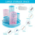 Rotating Pen Holder, Spinning Pencil Holder Desk Organizers, 5 Removable Tube Mesh Pen Pot Storage Caddy Stationery Sorter for Office School Suppl...