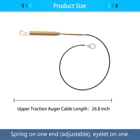 Snowblower Auger Cable 06900438 Auger Cable Replaces Upper Traction Auger Cable Snowblower Auger Drive for Ariens Snowblower 06900438 24916003 1 P...