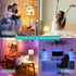 A19 Smart Light Bulbs, WiFi Bluetooth Color Changing LED Light Bulbs, Music Sync, 60W Equivalent 800LM, Dimmable, Supports Alexa, Google Assistant...