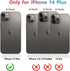 for iPhone 14 Plus Case Waterproof 6.7'', Full Protective Shockproof Dustproof Phone Case with Screen Protector for iPhone 14 Plus (Clear)...