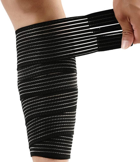 Elastic Lower Leg Calf Compression Support Bandage Sleeve Wrap for Women and Man, Shin Splint Guard for Football Runner, Basketball, Volleyball, C...