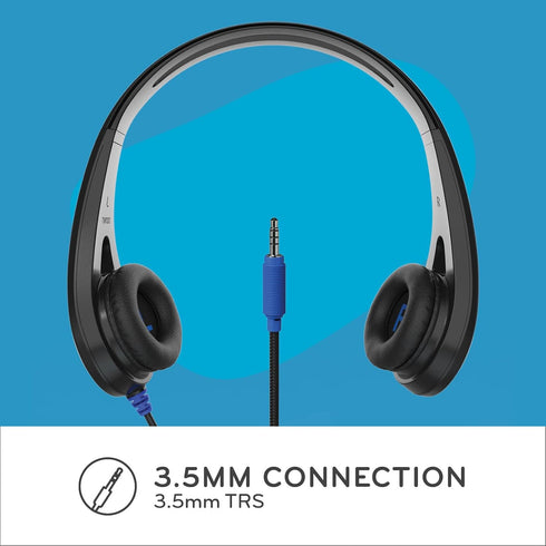 ThinkWrite Technologies / TWT Audio Ergo, TW100 | Premium On-Ear Noise Reducing Ergonomic Black Headphone (3.5MM)...