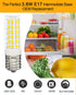 KEI d28k 4w kel2812 Freezer Bulb kei d28m kel 2815 ac100-265v 3.8w Refrigerator Light Bulb 5304517886 Replacement E17 Intermediate Base Fridge LED...