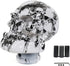muge racing Skull Shift Knob Transmissions Gear Shifter Knob Fit Most Manual Automatic Cars Truck SUV Black...