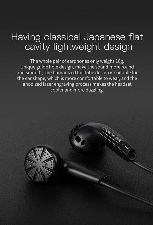 Kinboofi KBEAR Stellar Wired Earphone, HiFi Stereo Over Ear Earphone with 1 Dynamic Driver, HiFi Entry Level Earbud Headphone (Blue No Mic)…...