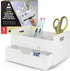 ARTEZA Small Desk Organizer with Drawer – Portable Dresser & Desk Caddy with Desktop Pen Holder – Office Desk Accessories – Lightweight Classroom ...