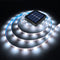 Solar LED Strip Lights Outdoor Waterproof 19.6FT 180 LED White Solar Powered LED Rope for Outside, Garden, Swimming Pool Stair Step Gazebo Canopy ...