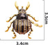 4 PCS Insect Brooches Lapel Pins Crystal Insect Themed Insect Brooches for Women...