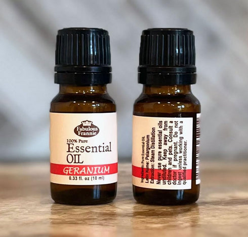 Fabulous Frannie Geranium - Pelargonium graveolens - 100% Pure, Undiluted Essential Oil 10ml...