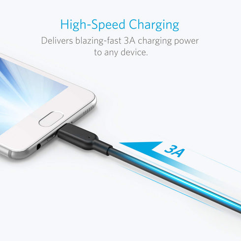 Anker Powerline II USB-C to USB 3.1 Cable 3 feet Male Black—USB Cables (3 feet, USB C, USB A, 3.1 (3.1 Gen 2), 10000 Mbps, Black)......