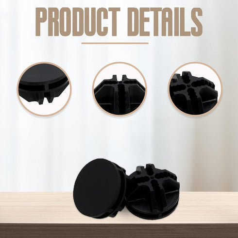 30Pcs Wire Cube Plastic Connectors Plastic Grid Cube Organizer Connector for Modular Closet Storage Organizer and Wire Shelving (Black)...