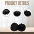 30Pcs Wire Cube Plastic Connectors Plastic Grid Cube Organizer Connector for Modular Closet Storage Organizer and Wire Shelving (Black)...