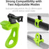 TELESIN Camera Flexible Mount 360 Strap Mount Wrap Band for GoPro Insta360 DJI Action Osmo Pocket Bike Motorcycle Handlebar Roll Bar Tube Clip Hol...